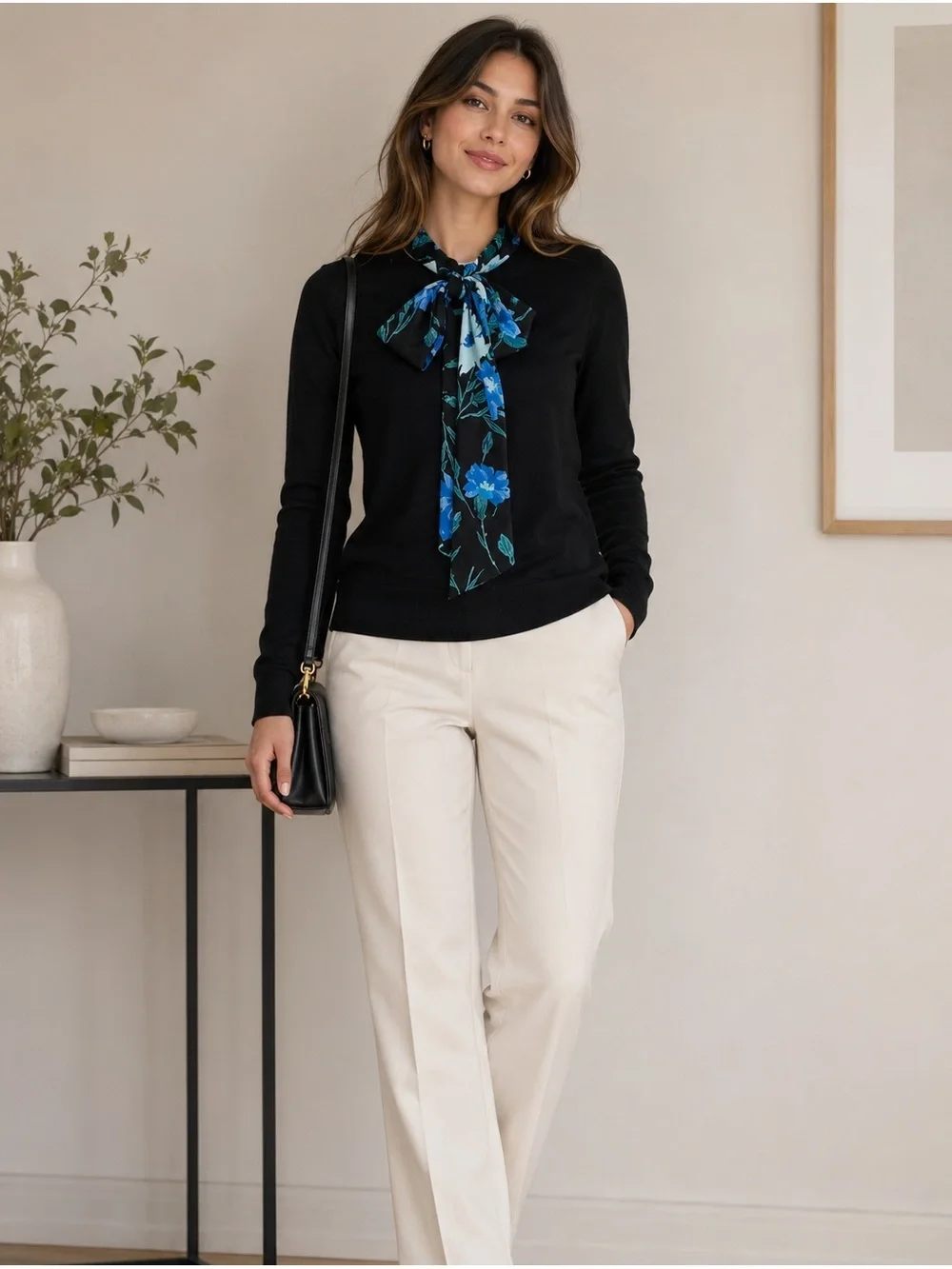 J.crew scarf pullover sweater